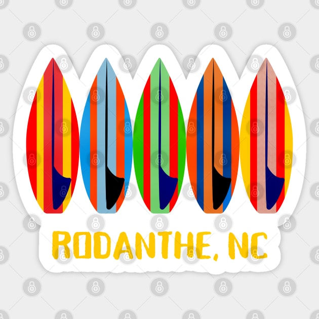 Rodanthe Surfboards Sticker by Trent Tides